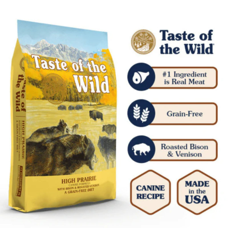 Taste of the Wild Canine High Prairie Adult Formula – Bison & Roasted Venison