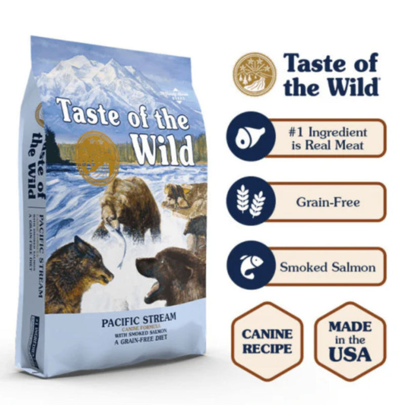 Taste of the Wild Canine Pacific Stream Adult Formula – Smoked Salmon