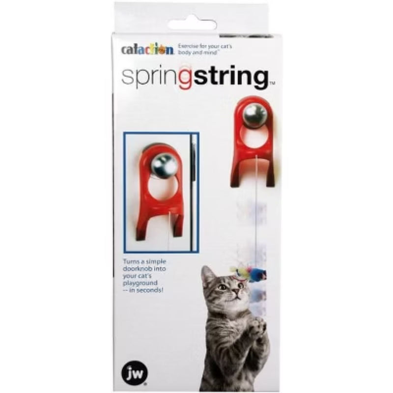 JW Pet Cataction SpringString Doorknob Cat Toy