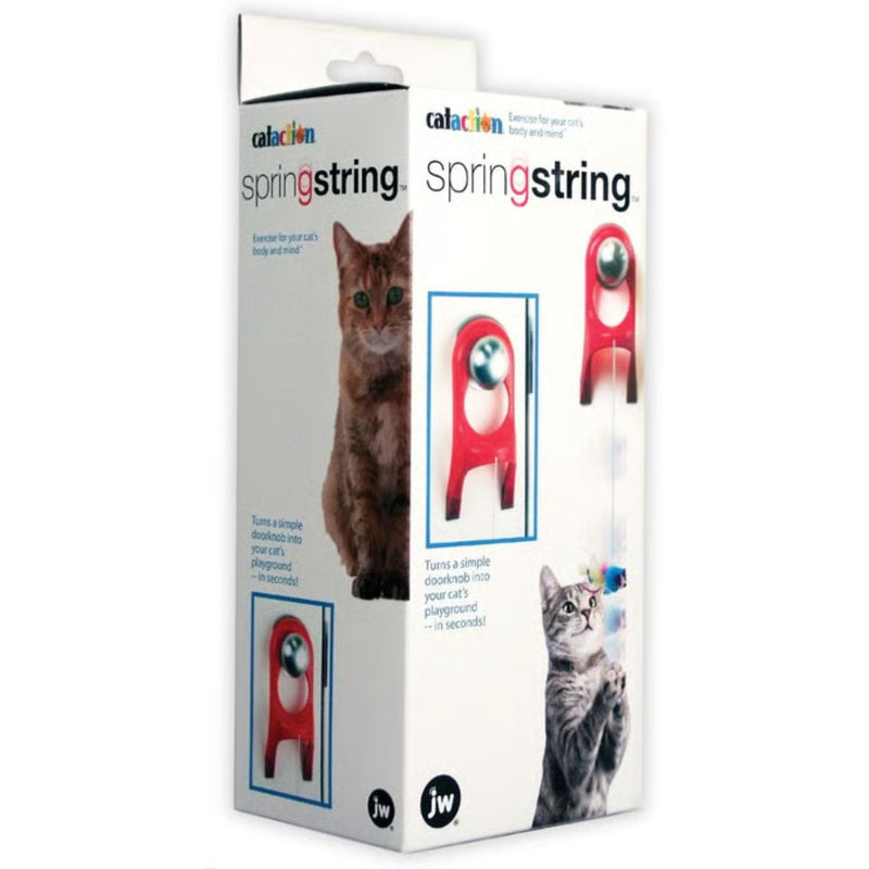 JW Pet Cataction SpringString Doorknob Cat Toy