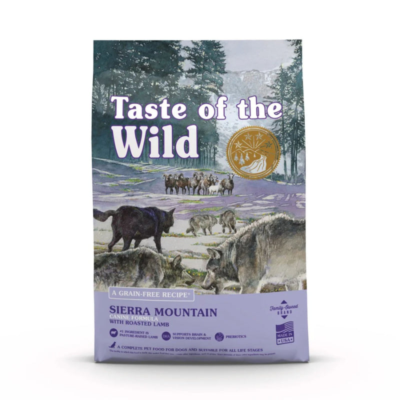 Taste of the Wild Canine Sierra Mountain All Life Stages Formula – Roasted Lamb