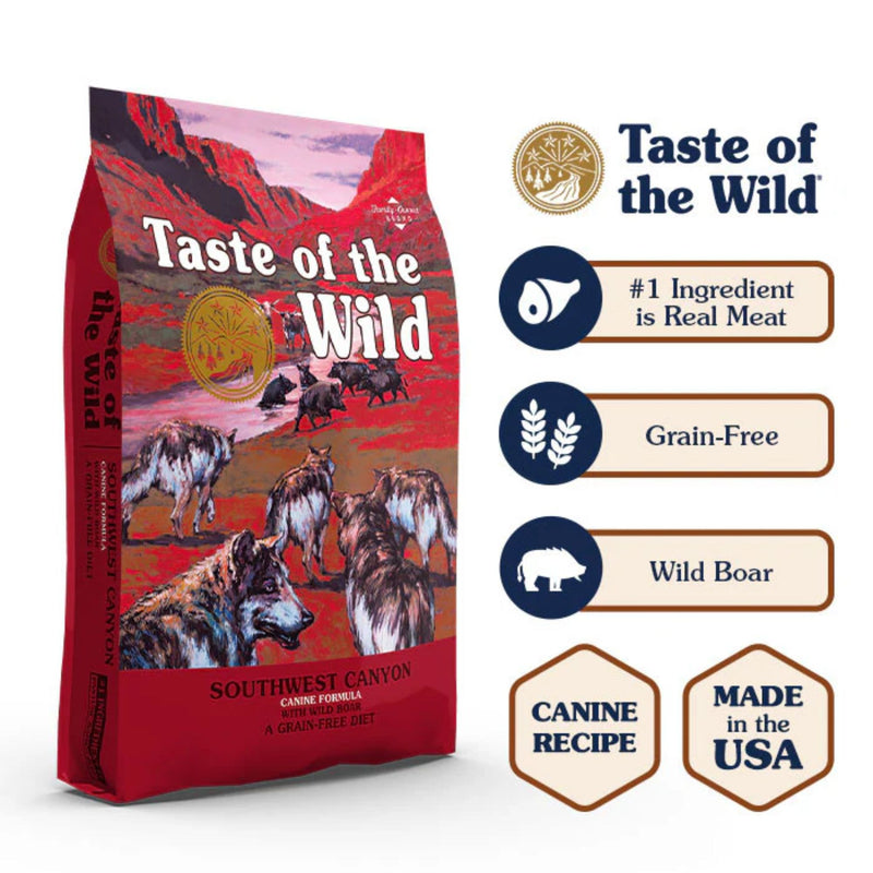 Taste of the Wild Canine Southwest Canyon All Life Stages Formula – Wild Boar