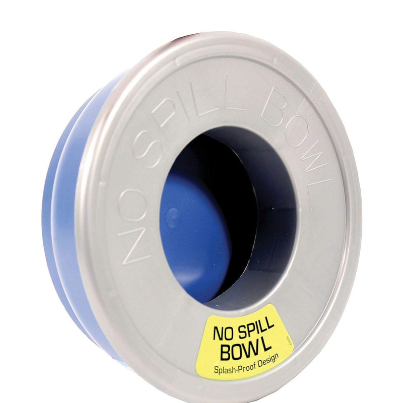Petmate No Spill Travel Bowl Blue