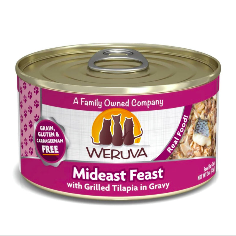 Weruva Mideast Feast with Grilled Tilapia in Gravy