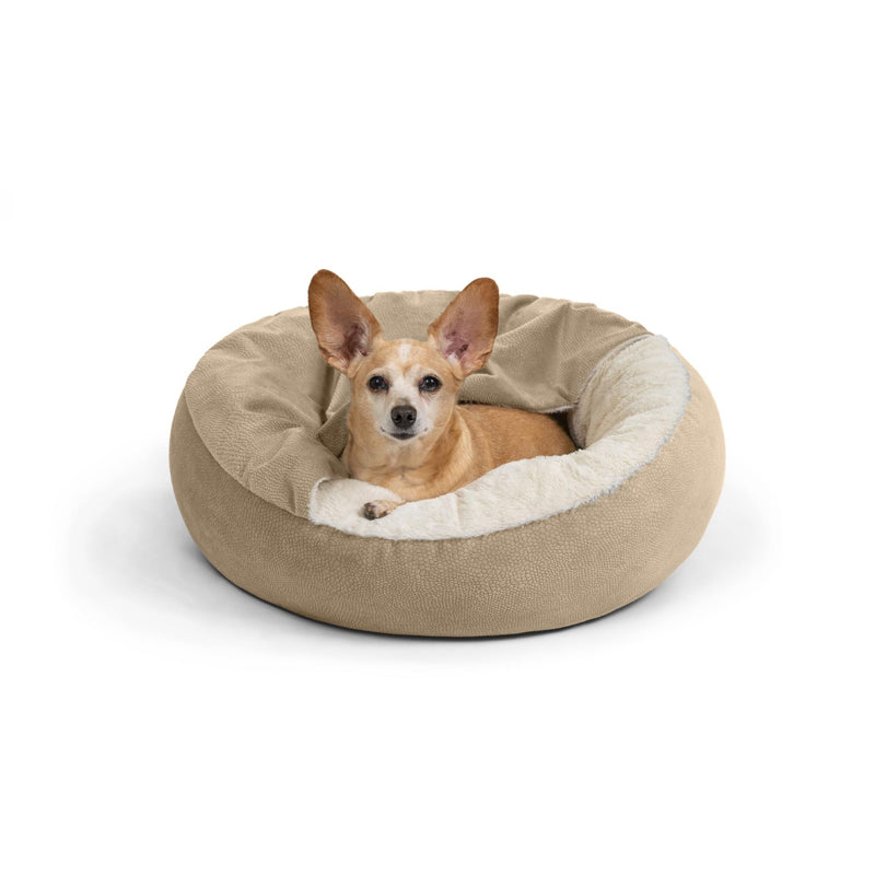 Best Friends by Sheri Cozy Cuddler Ilan Pet Bed – Wheat