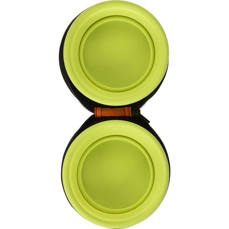 Petmate Silicone Travel Bowl Duo Collapsible Food & Water Bowls