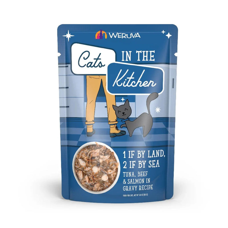 Weruva Cats in the Kitchen Wet Cat Food – Tuna, Beef & Salmon in Gravy
