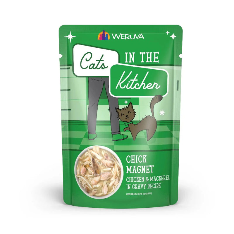 Weruva Cats in the Kitchen – Chick Magnet Chicken & Mackerel in Gravy