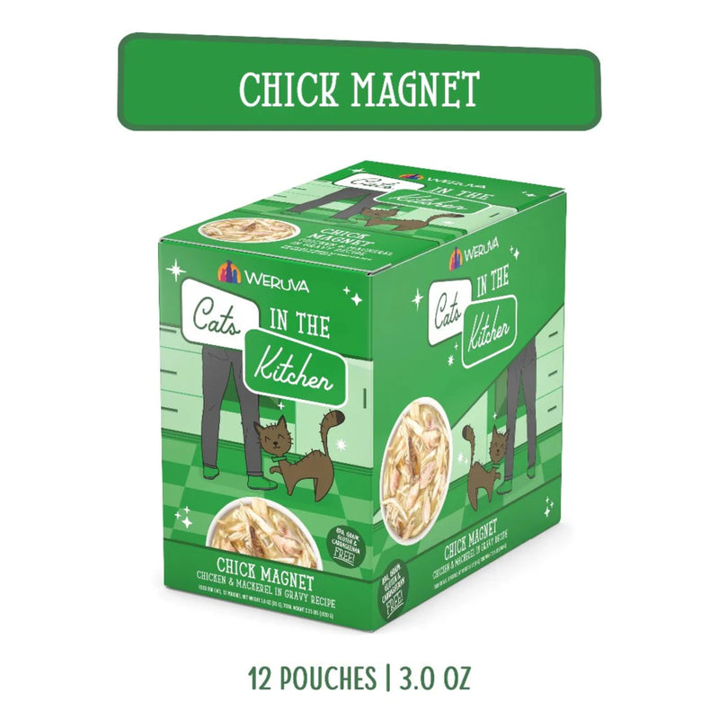 Weruva Cats in the Kitchen – Chick Magnet Chicken & Mackerel in Gravy