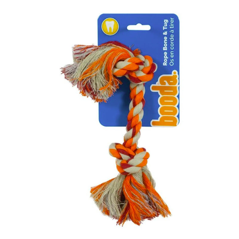 Petmate Booda 2-Knot Rope Bone – Multicolour