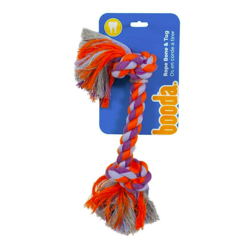 Petmate Booda 2-Knot Rope Bone – Multicolour