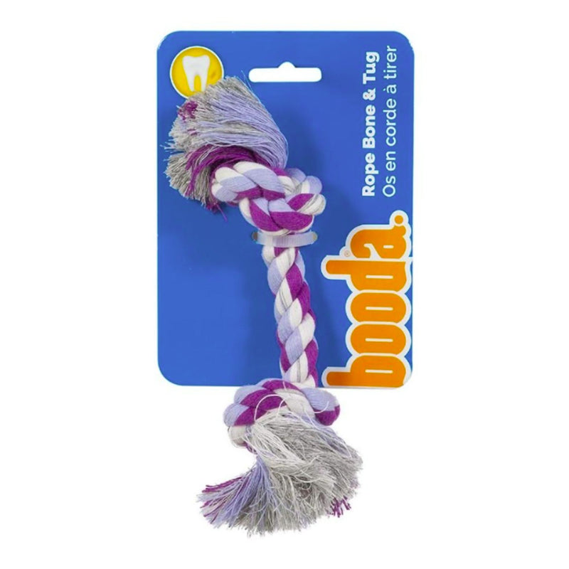 Petmate Booda 2-Knot Rope Bone – Multicolour