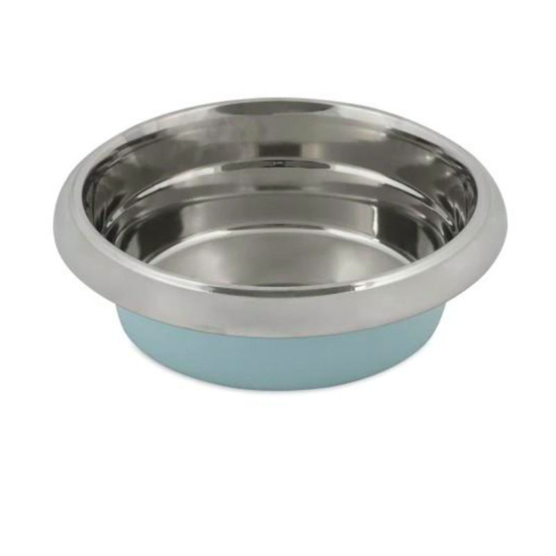 Petmate Easy Grip Painted Stainless Steel Bowl