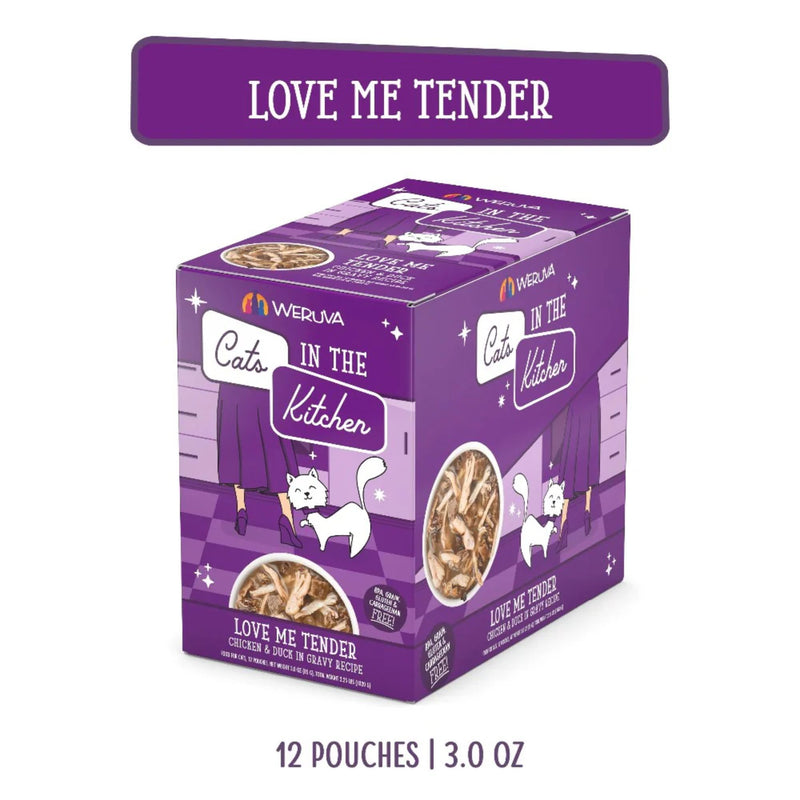Weruva Cats in the Kitchen – Love Me Tender Chicken & Duck in Gravy