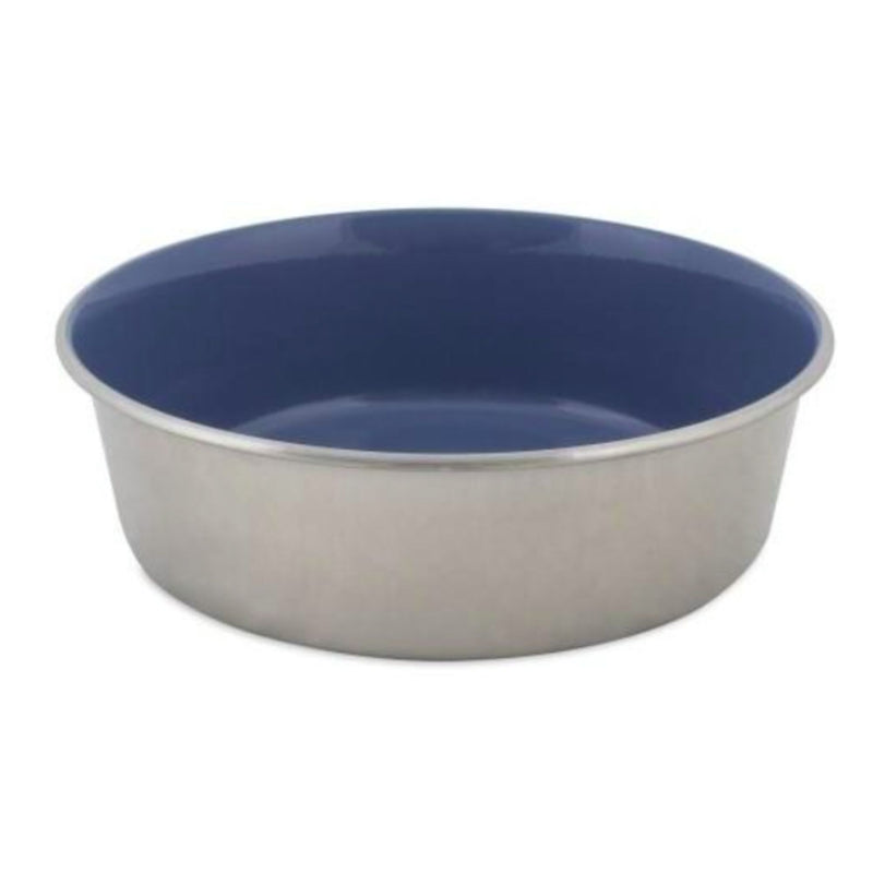 Petmate Painted Stainless Steel Pet Bowl