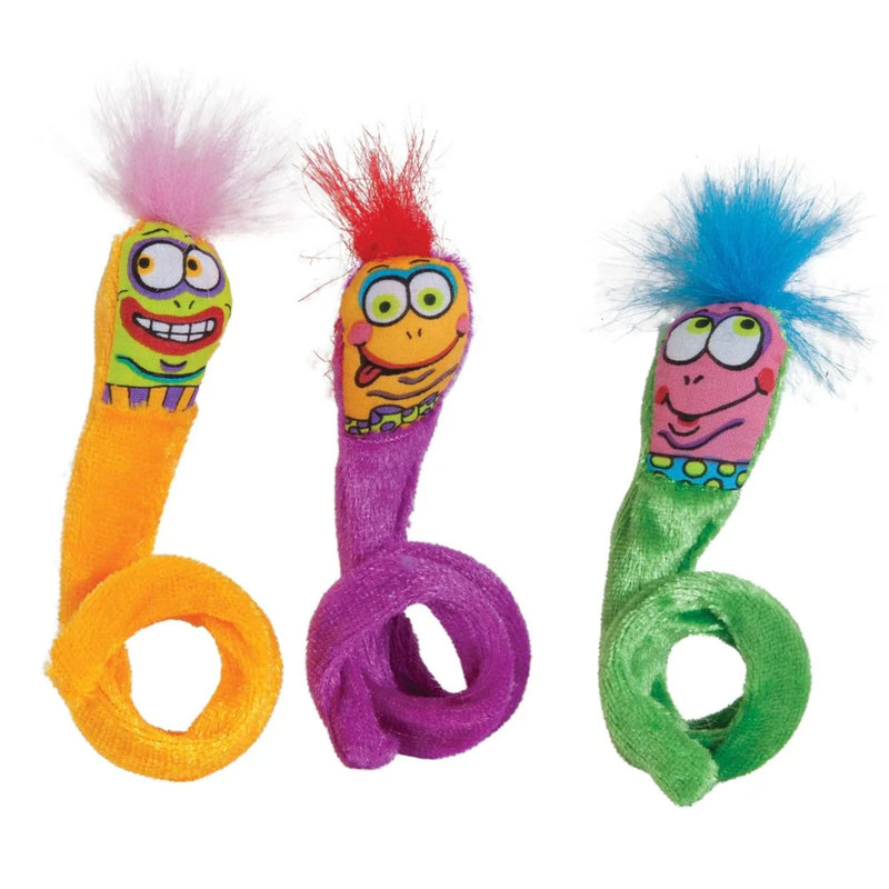 Fat Cat Classic Springy Worms Catnip Toys 2 Pack