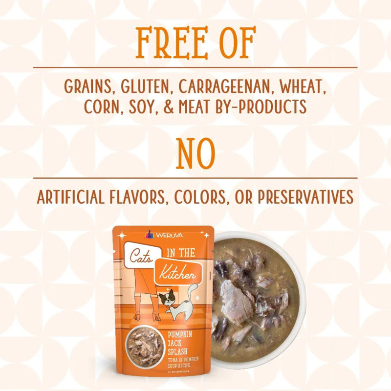 Weruva Cats in the Kitchen Pumpkin Jack Splash - Tuna in Pumpkin Soup