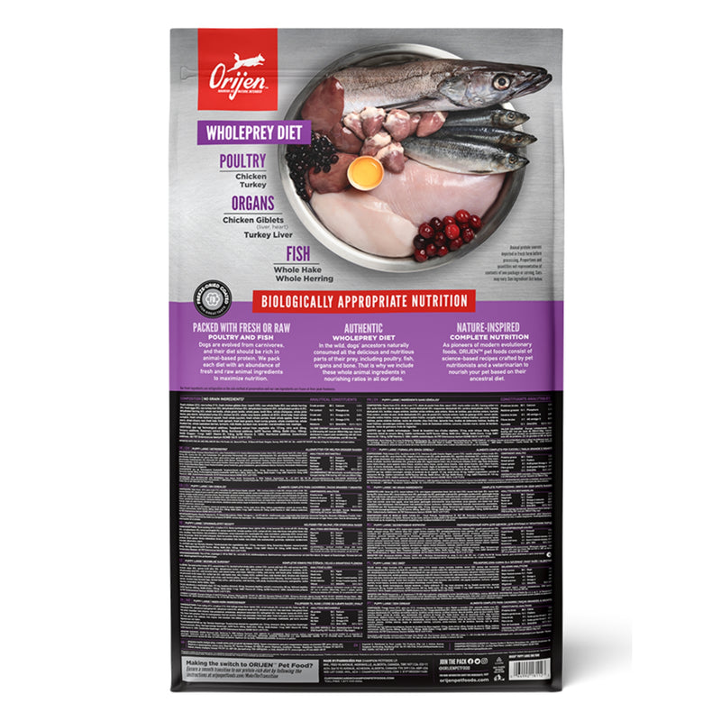 ORIJEN™ Puppy Large Breed - Dry Dog Food For Large Breeds – Chicken, Turkey, Fish