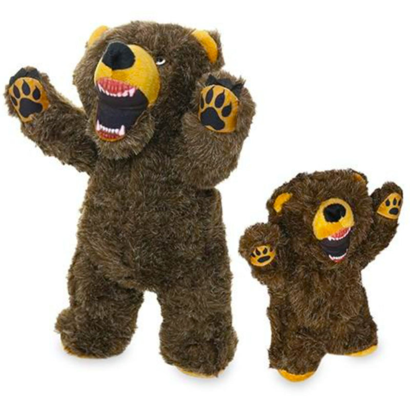 Mighty® Angry Animals Bear - Super Strong Plush Tug & Fetch Toy