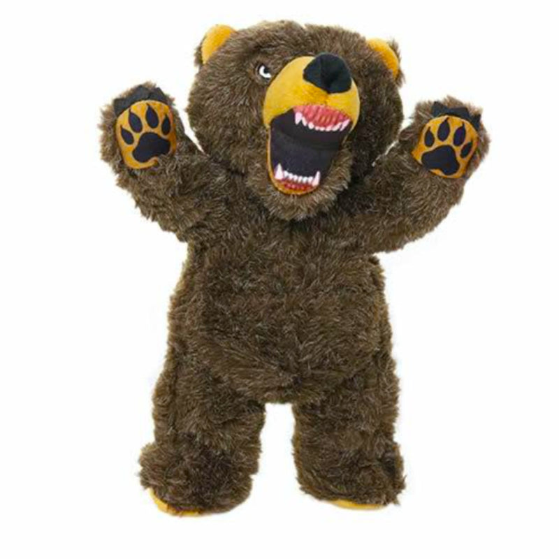 Mighty® Angry Animals Bear - Super Strong Plush Tug & Fetch Toy