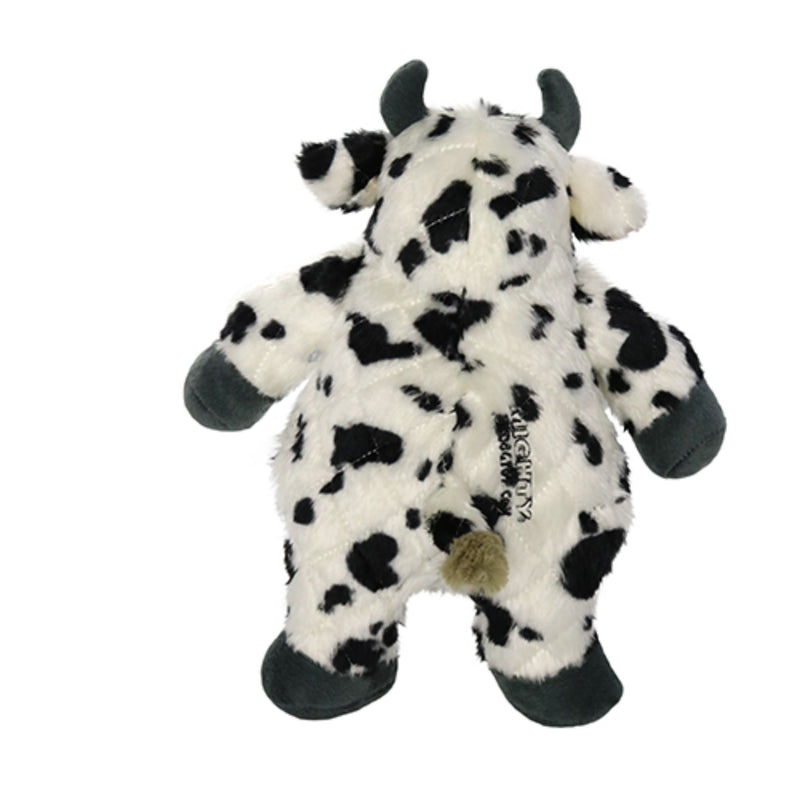 Mighty® Angry Animals Cow Ultra-Durable Plush Dog Toy for Tug & Fetch