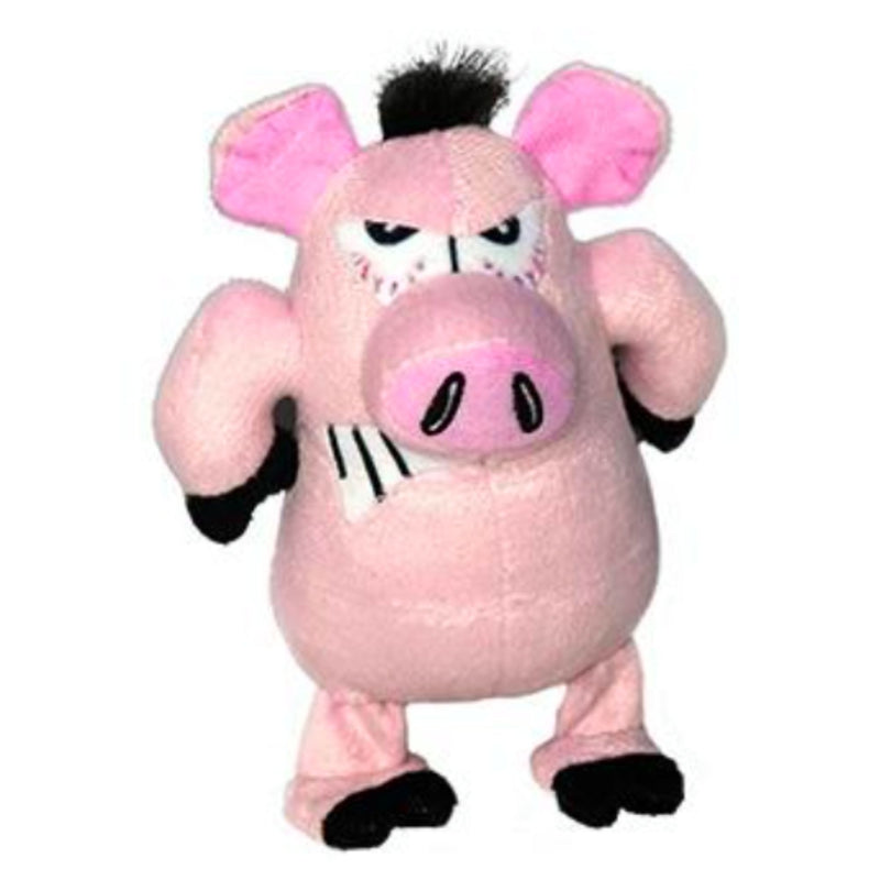 Mighty® Angry Animals Pig Tough Plush Dog Toy for Tug & Fetch