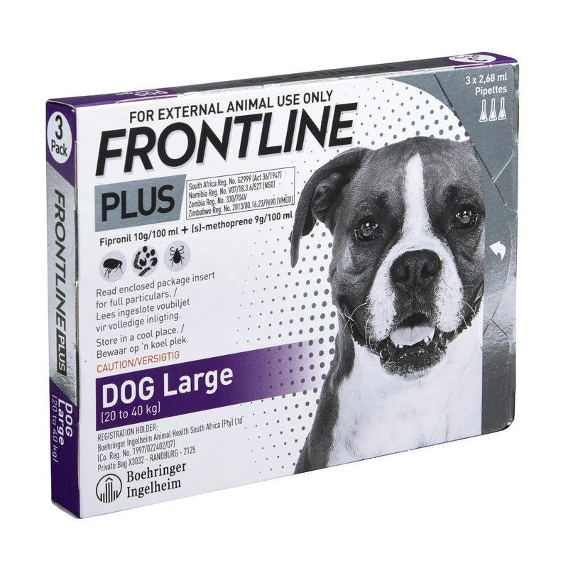 Frontline Plus for Dogs Monthly Flea & Tick Spot-On Treatment