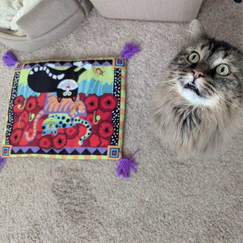Fat Cat Boogie Mat – Refillable Catnip Play Mat for Cats