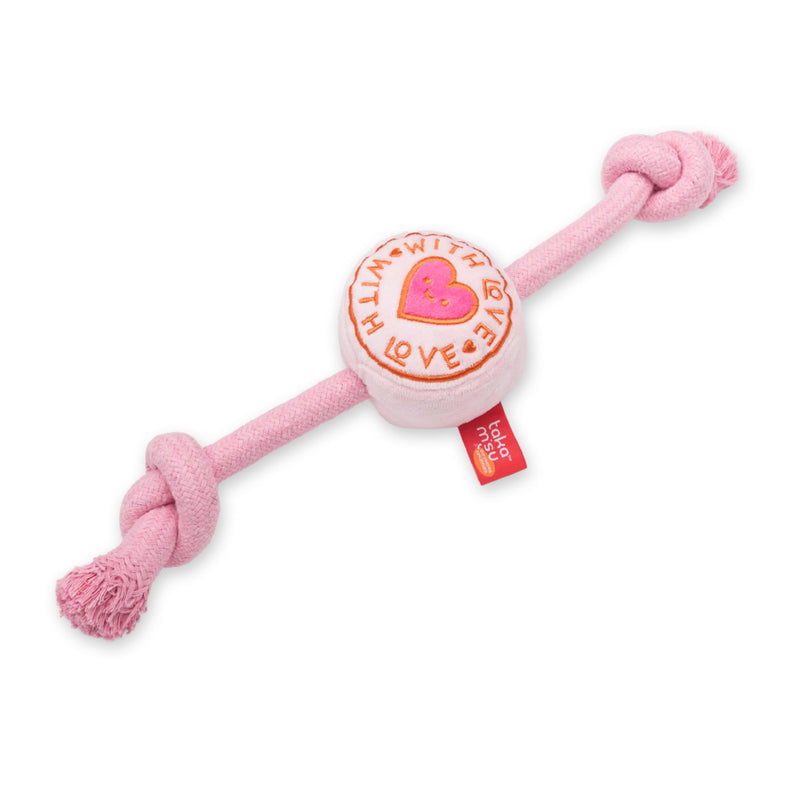 Takamisu Plush Squeaker Rope Dog Toy