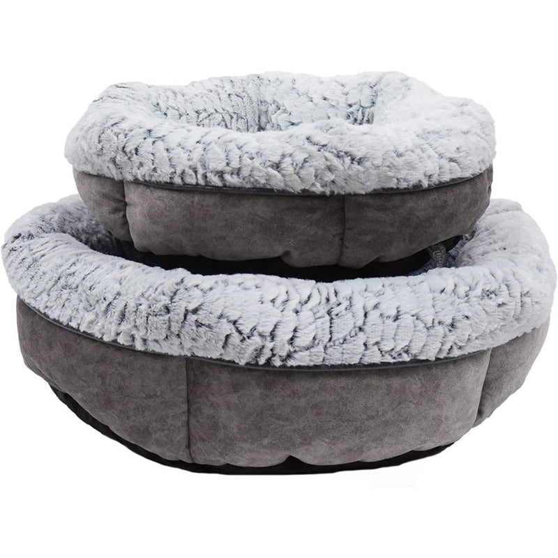 Rosewood Luxury Fleece Lined Plush Pet Bed