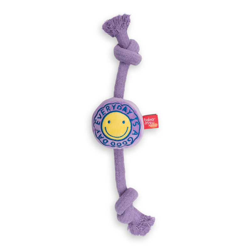 Takamisu Plush Squeaker Rope Dog Toy