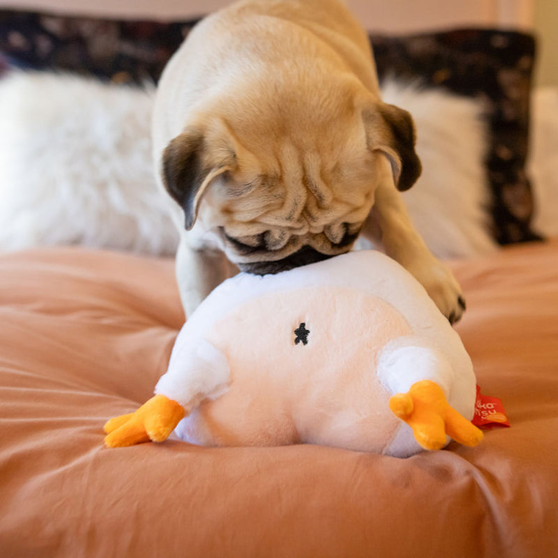 Takamisu Bum Bums Dog Toy – Chicken Vibration Plush