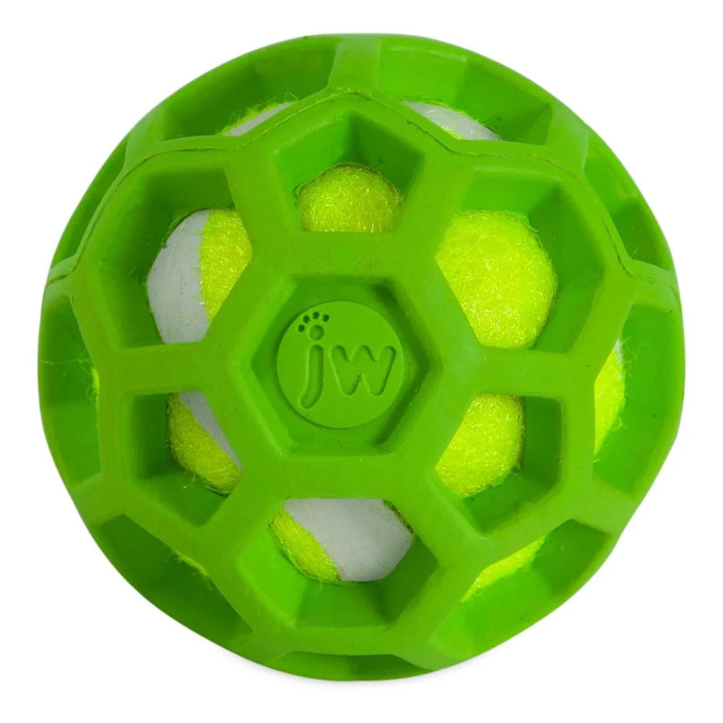 JW ProTen Hol-ee Roller Dog Toy Durable Chew & Fetch