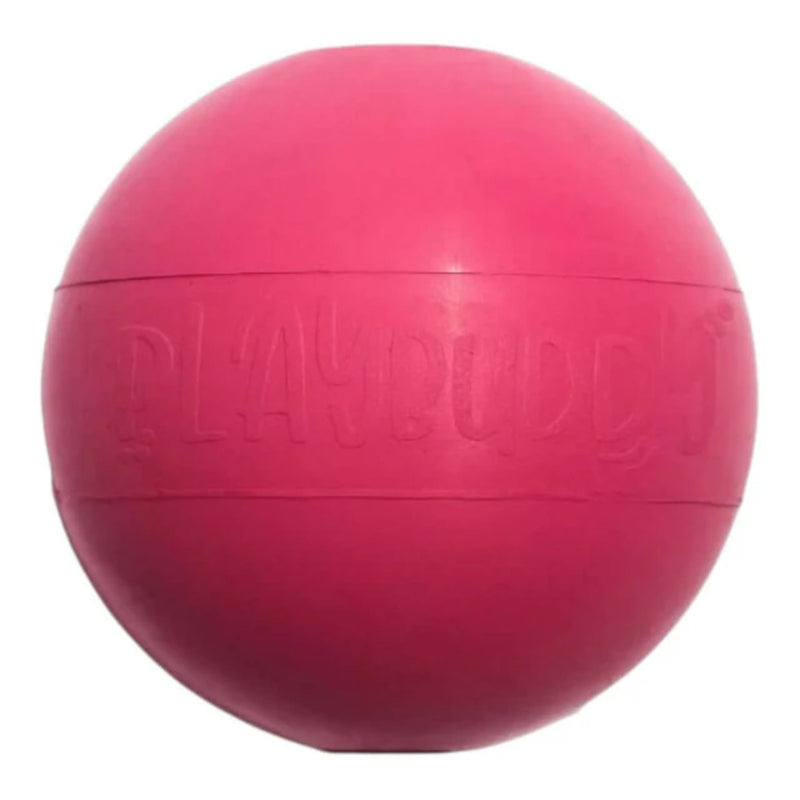 Playbuddy Natural Rubber Fetch & Treat Ball for Dogs