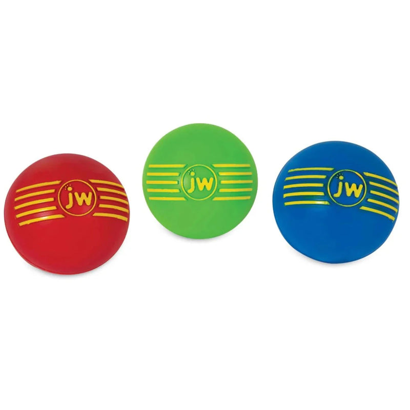 JW iSqueak Rubber Ball Durable Squeaky Dog Toy