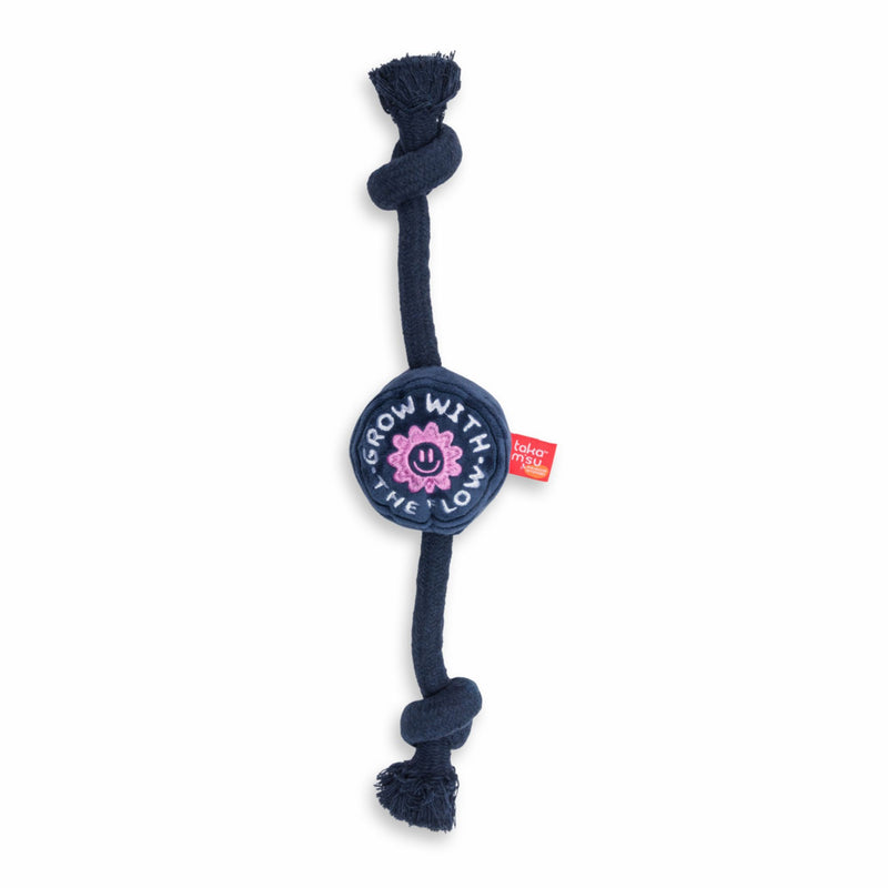 Takamisu Plush Squeaker Rope Dog Toy