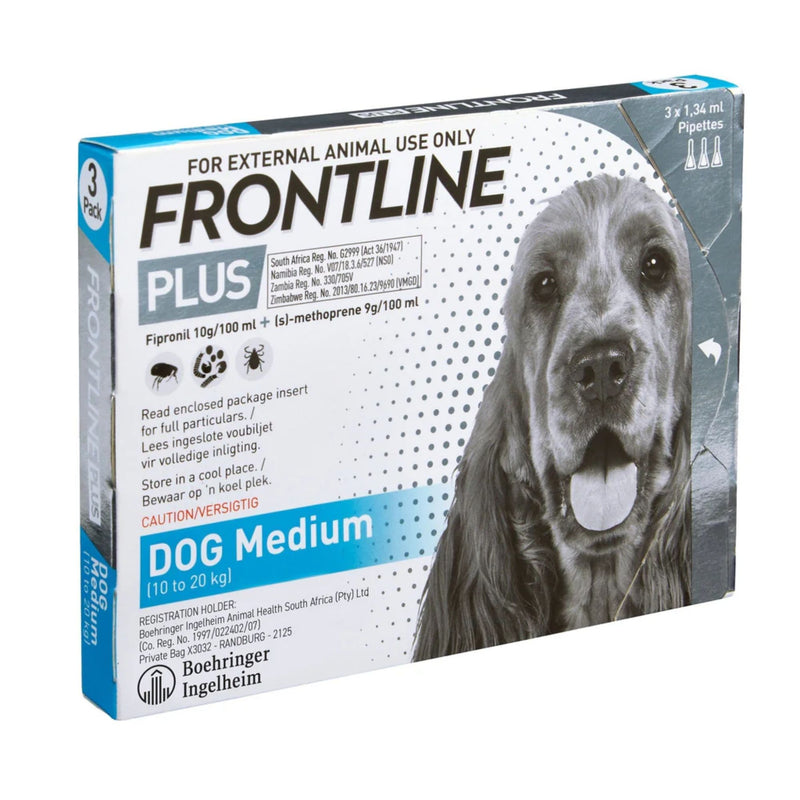 Frontline Plus for Dogs Monthly Flea & Tick Spot-On Treatment