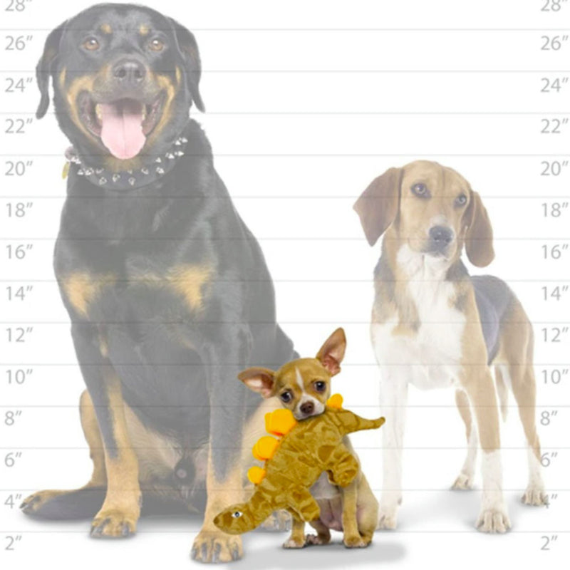 Mighty Dinosaur Stegosaurus Plush Dog Toy