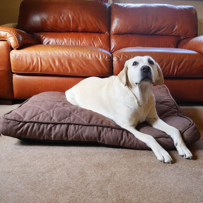 Rosewood Chocolate Tweed Pet Mattress