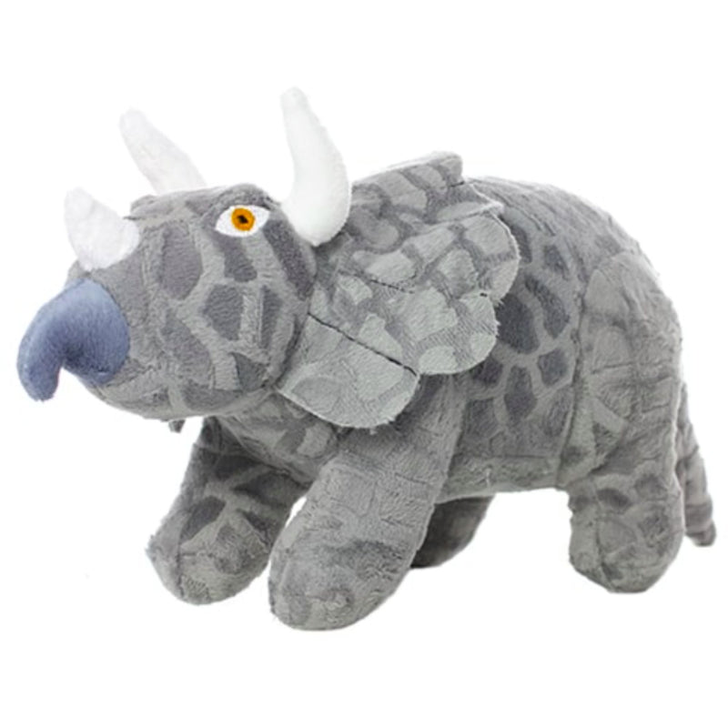 Mighty Dinosaur Triceratops Super Soft Plush Dog Toy