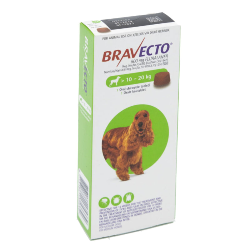 Bravecto Tick & Flea Protection Chewable Tablets for Dogs
