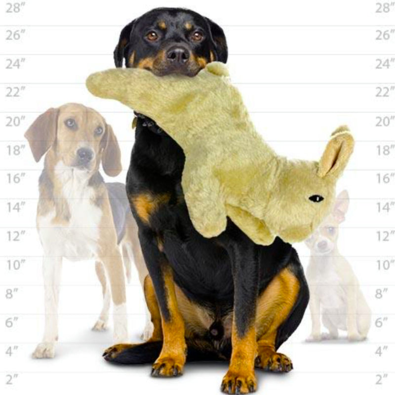 Mighty Nature Rabbit Plush Dog Toy