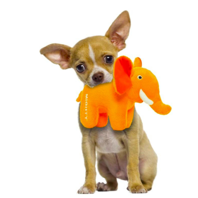 Mighty Safari Elephant Plush Dog Toy