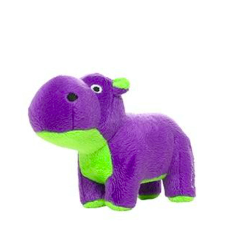Mighty Safari Hippo Plush Dog Toy