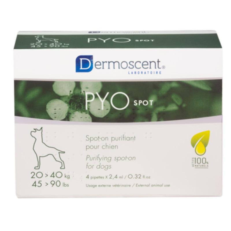 Dermoscent PYOspot Dog Treatment 4’s Purifying Spot-On for Skin Infections