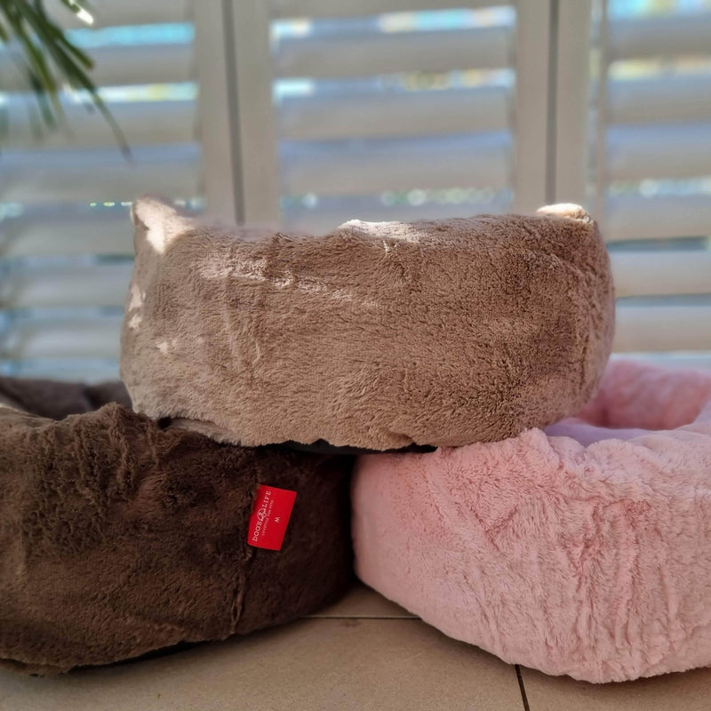 Dog's Life Calming Donut Cuddler Bolster Bed