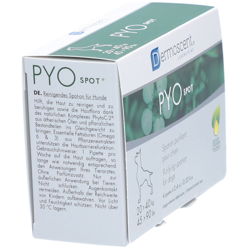 Dermoscent PYOspot Dog Treatment 4’s Purifying Spot-On for Skin Infections