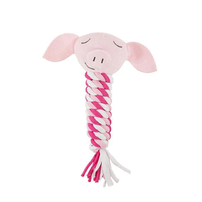 Rosewood Pig in a Blanket Cat Toy Twisted Rope & Catnip Christmas Toy