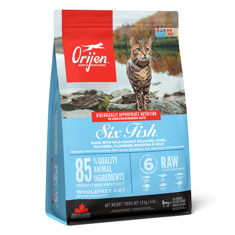 ORIJEN™ Six Fish Dry Cat Food – Wild-Caught Fish