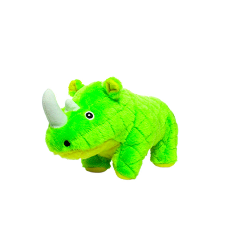 Mighty Safari Rhino Plush Dog Toy